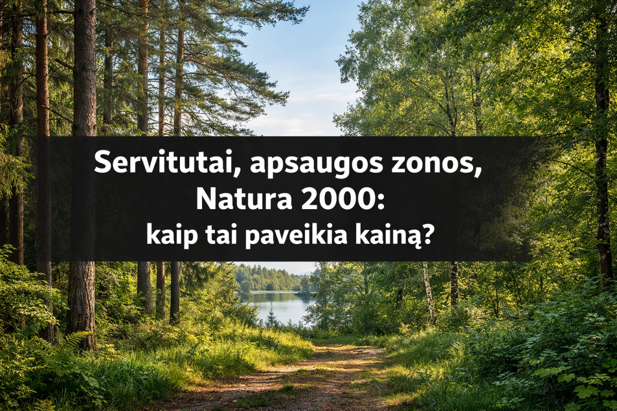 Servitutai, apsaugos zonos, Natura 2000