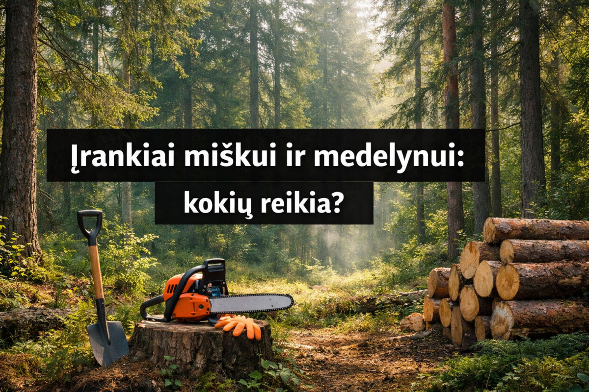 Įrankiai miškui ir medelynui