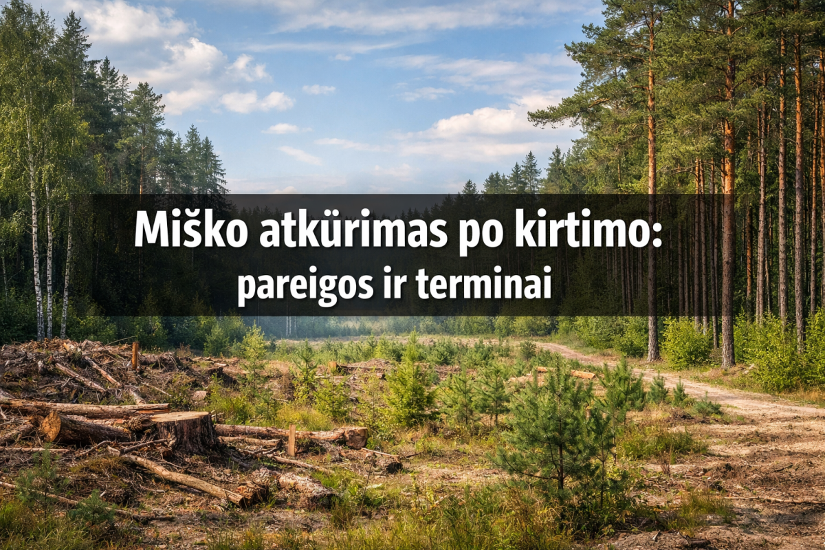 Miško atkūrimas po kirtimo