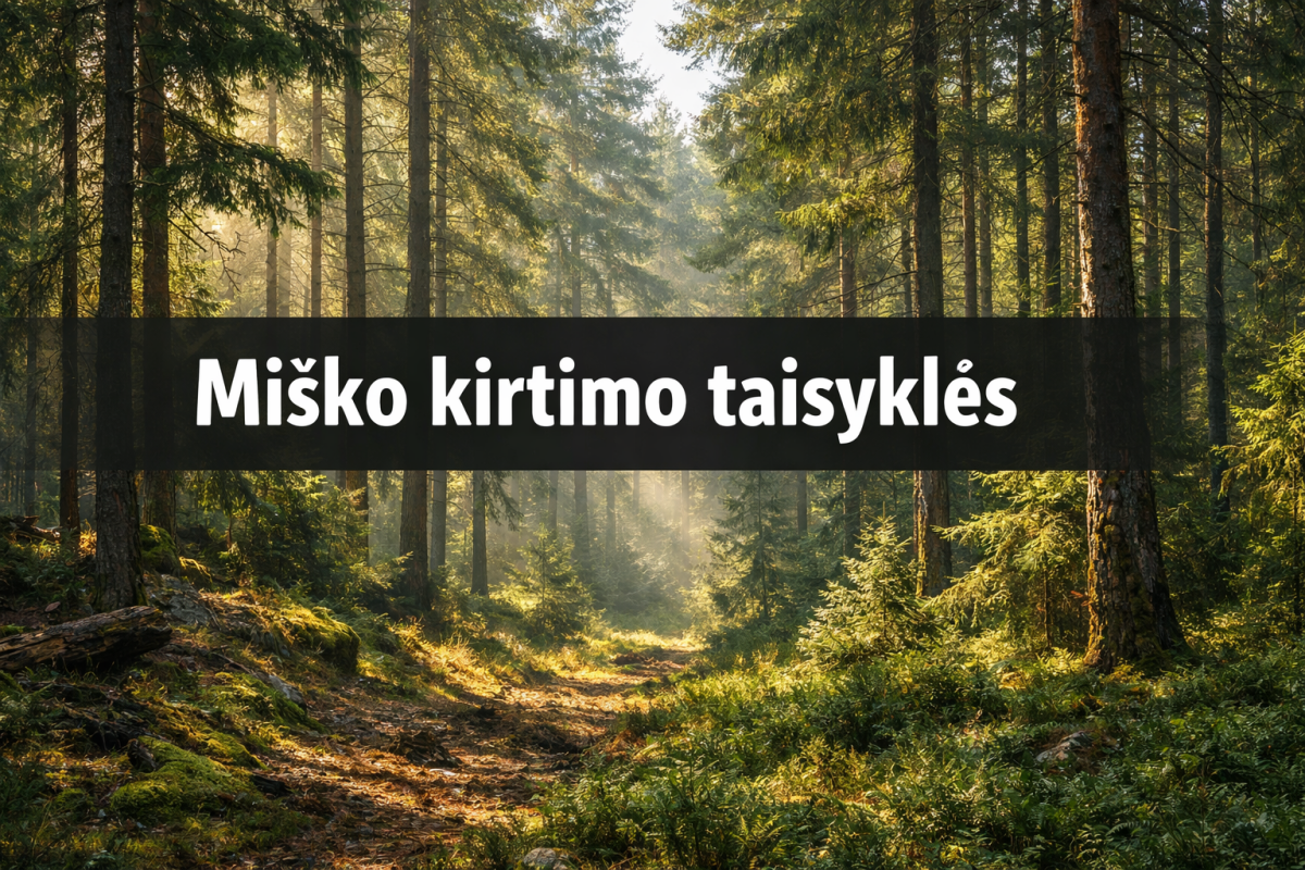 Miško kirtimo taisyklės
